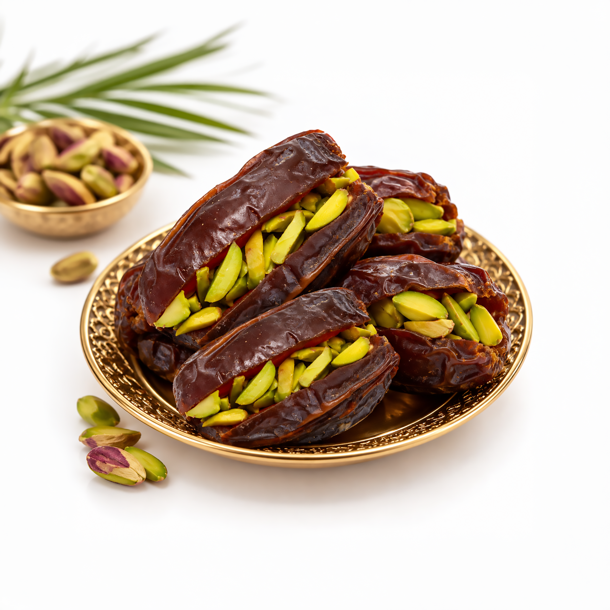 Gourmet-Pistachio-Stuffed-Dates-on-Gold-Dish.webp